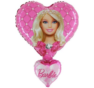 Ballon Barbie herz 70 cm