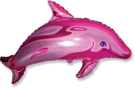 Ballon Delphin rosa 35 cm