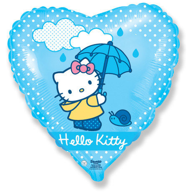 Ballon Hello Kitty Regenschirm 45 cm