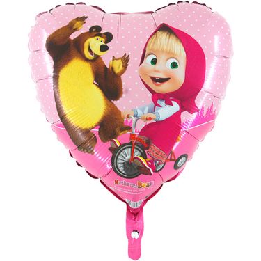 Ballon Masha and the Bear Fahrrad 45 cm