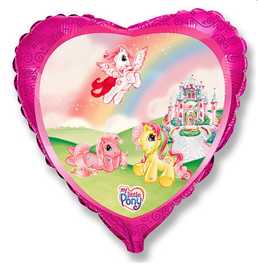 Ballon My little Pony Schloss 45 cm