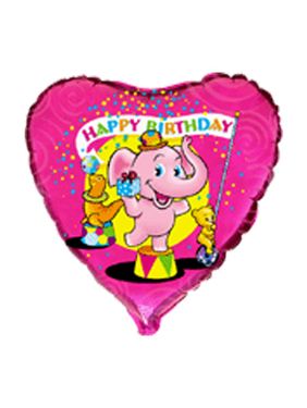 Ballon Elefant Happy Birthday 20 cm