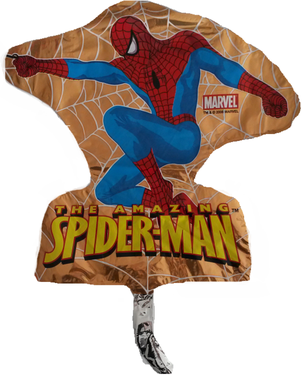 Ballon Spiderman Amazing gold 35 cm
