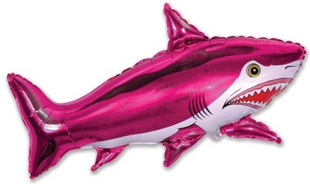 Ballon Haifisch rosa 108 cm