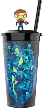 Trinkbecher 500 ml Guardians of the Galaxy 3 mit figur