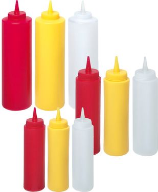 Kunststoffspenderflasche 0,35 L verschiedene Farben