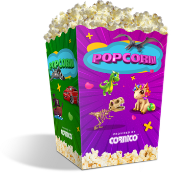 Popcornbox 3,0 L MIDI Märchen Cartoon