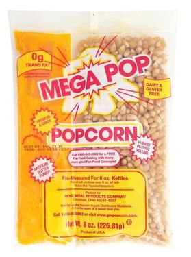 MegaPop Popcorn 227 g Mais Fett Salz