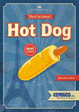 Plakat Hot Dog Französisch A2