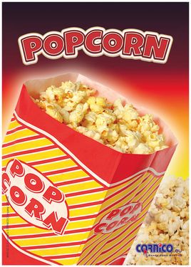 Plakat Popcorn-Tüte A2
