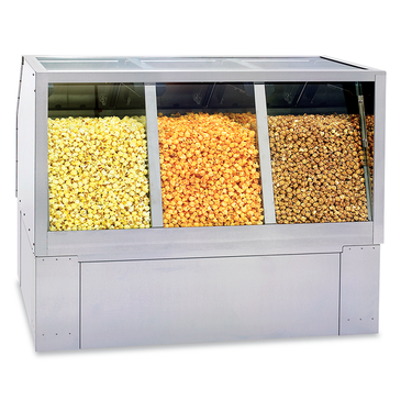 Popcorn Behälter 54 IN 138 cm Triple mit Heizung
