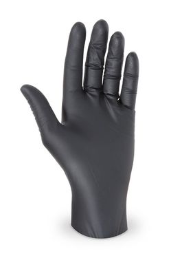 Einweg-Nitril Handschuhe „L“ 100 Stck Schwarz
