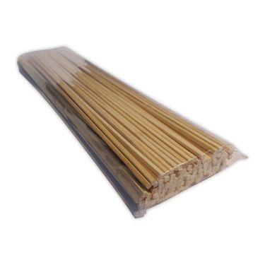 Vierkantstäbe 40 cm × 4 mm Bambus