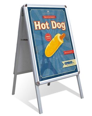 Plakatständer A2 Hot Dog Französisch