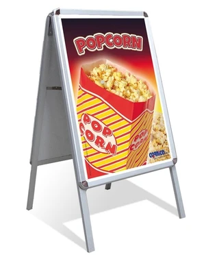 Plakatständer A2 Popcorntüte