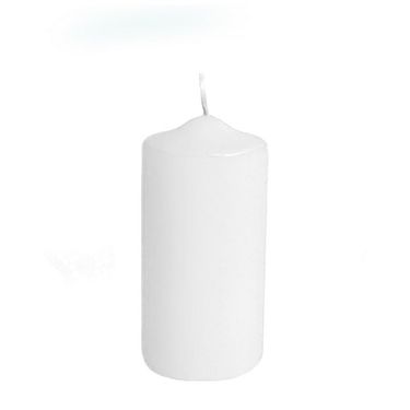 Zylinder Kerze 60 × 120 mm Weiß 1 Stck