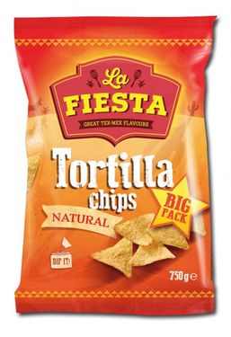 Tortilla chips La Fiesta gesalzen 750 g